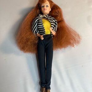Creata fashion doll red hair 1988